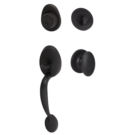 Sure-Loc Hardware Sure-Loc Hardware Alta Handleset, Arapaho Handleset Trim, Flat Black AT507-AR FBL